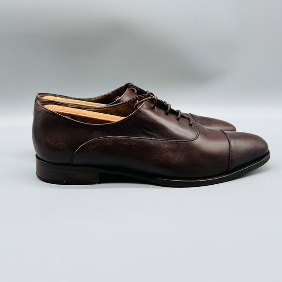 Jack Erwin Other - Elegant Dark Brown Cap Toe Oxfords